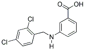 3-((2,4-DICHLOROBENZYL)AMINO)BENZOIC ACID Struktur