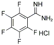 2,3,4,5,6-PENTAFLUORO-BENZAMIDINE HYDROCHLORIDE Struktur