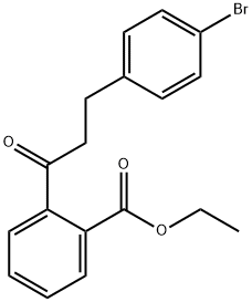 3-(4-BROMOPHENYL)-2'-CARBOETHOXYPROPIOPHENONE Struktur