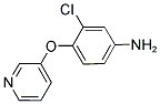 3-CHLORO-4-(3-PYRIDINYLOXY)ANILINE Struktur