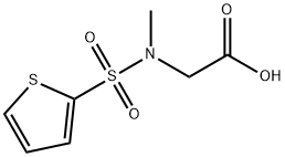 [METHYL(THIEN-2-YLSULFONYL)AMINO]ACETIC ACID Struktur