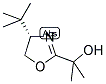 4S-(-)-2-(4-T-BUTYL-4,5-DIHYDRO-OXAZOL-2-YL)PROPAN-2-OL Struktur