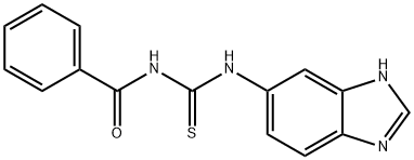 N-(1H-1,3-BENZIMIDAZOL-5-YL)-N'-BENZOYLTHIOUREA Struktur