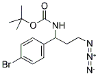 [3-AZIDO-1-(4-BROMO-PHENYL)-PROPYL]-CARBAMIC ACID TERT-BUTYL ESTER Struktur