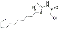 2-CHLORO-N-(5-DECYL-[1,3,4]THIADIAZOL-2-YL)-ACETAMIDE Struktur