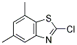 2-CHLORO-5,7-DIMETHYL-1,3-BENZOTHIAZOLE Struktur