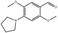 2,5-DIMETHOXY-4-PYRROLIDIN-1-YL-BENZALDEHYDE Struktur