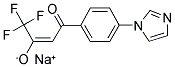 SODIUM, 1,1,1-TRIFLUORO-4-(4-IMIDAZOL-1-YL-PHENYL)-4-OXO-BUT-2-EN-2-OLATE Struktur