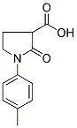 2-OXO-1-P-TOLYLPYRROLIDINE-3-CARBOXYLIC ACID Struktur