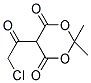 5-(2-CHLOROACETYL)-2,2-DIMETHYL-1,3-DIOXANE-4,6-DIONE Struktur