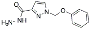 1-PHENOXYMETHYL-1 H-PYRAZOLE-3-CARBOXYLIC ACID HYDRAZIDE Struktur