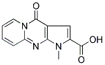 1-METHYL-4-OXO-1,4-DIHYDROPYRIDO[1,2-A]PYRROLO[2,3-D]PYRIMIDINE-2-CARBOXYLIC ACID Struktur