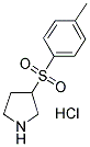 3-(4-METHYLPHENYLSULFONYL)PYRROLIDINE HYDROCHLORIDE Struktur