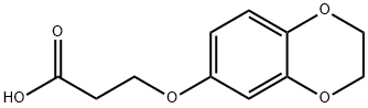 3-(2,3-DIHYDRO-BENZO[1,4]DIOXIN-6-YLOXY)-PROPIONIC ACID Struktur