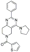 2-PHENYL-4-PYRROLIDIN-1-YL-6-(THIEN-2-YLCARBONYL)-5,6,7,8-TETRAHYDROPYRIDO[4,3-D]PYRIMIDINE Struktur