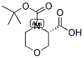 (S)-4-BOC-MORPHOLINE-3-CARBOXYLIC ACID Structure