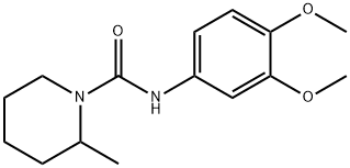 N-(3,4-DIMETHOXYPHENYL)-2-METHYLTETRAHYDRO-1(2H)-PYRIDINECARBOXAMIDE Struktur