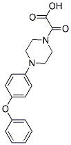 OXO[4-(4-PHENOXYPHENYL)PIPERAZIN-1-YL]ACETIC ACID Struktur