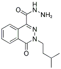 3-(3-METHYL-BUTYL)-4-OXO-3,4-DIHYDRO-PHTHALAZINE-1-CARBOXYLIC ACID HYDRAZIDE Struktur