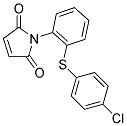 1-[2-(4-CHLORO-PHENYLSULFANYL)-PHENYL]-PYRROLE-2,5-DIONE Struktur