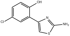 2-(2-AMINO-1,3-THIAZOL-4-YL)-4-CHLOROPHENOL Struktur