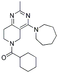 (4-AZEPAN-1-YL-2-METHYL-7,8-DIHYDRO-5H-PYRIDO[4,3-D]PYRIMIDIN-6-YL)-CYCLOHEXYL-METHANONE Struktur