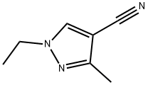 1-ETHYL-3-METHYL-1H-PYRAZOLE-4-CARBONITRILE Struktur