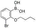 3-BROMO-2-BUTOXYPHENYLBORONIC ACID Struktur