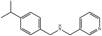 (4-ISOPROPYLBENZYL)(PYRIDIN-3-YLMETHYL)AMINE Struktur