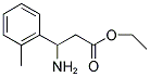 3-AMINO-3-O-TOLYL-PROPIONIC ACID ETHYL ESTER Struktur