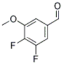 4,5-DIFLUORO-3-METHOXYBENZALDEHYDE Struktur