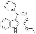 3-(HYDROXY-PYRIDIN-3-YL-METHYL)-1H-INDOLE-2-CARBOXYLIC ACID ETHYL ESTER Struktur