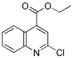 2-CHLORO-QUINOLINE-4-CARBOXYLIC ACID ETHYL ESTER Struktur