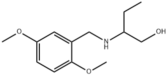 2-(2,5-DIMETHOXY-BENZYLAMINO)-BUTAN-1-OL Struktur