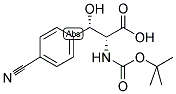 BOC-D-THREO-3-(4-CYANOPHENYL)SERINE Struktur