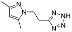 5-[2-(3,5-DIMETHYL-PYRAZOL-1-YL)-ETHYL]-2H-TETRAZOLE Struktur