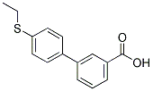 3-(4-ETHYLTHIOPHENYL)BENZOIC ACID Struktur