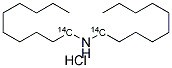 DIDECYLAMINE HYDROCHLORIDE, [1-14C] Struktur