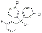 3,3'-DICHLORO-3''-FLUOROTRITYL ALCOHOL Struktur