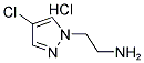 2-(4-CHLORO-PYRAZOL-1-YL)-ETHYLAMINE HYDROCHLORIDE Struktur