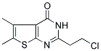 2-(2-CHLOROETHYL)-5,6-DIMETHYLTHIENO[2,3-D]PYRIMIDIN-4(3H)-ONE Struktur