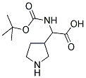 TERT-BUTOXYCARBONYLAMINO-PYRROLIDIN-3-YL-ACETIC ACID Struktur