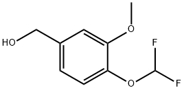 [4-(DIFLUOROMETHOXY)-3-METHOXYPHENYL]METHANOL Struktur