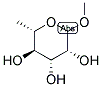 METHYL-L-RHAMNOPYRANOSIDE Struktur