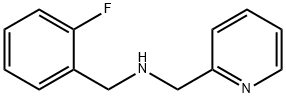 (2-FLUORO-BENZYL)-PYRIDIN-2-YLMETHYL-AMINE Struktur