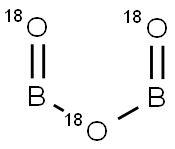 BORON OXIDE-18O3 Struktur