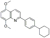 2-(4-CYCLOHEXYLPHENYL)-5,8-DIMETHOXYQUINOLINE Struktur