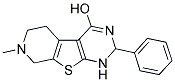 7-METHYL-2-PHENYL-1,2,5,6,7,8-HEXAHYDROPYRIDO[4',3':4,5]THIENO[2,3-D]PYRIMIDIN-4-OL Struktur