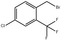 4-CHLORO-2-(TRIFLUOROMETHYL)BENZYL BROMIDE Struktur