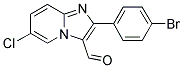 2-(4-BROMO-PHENYL)-6-CHLORO-IMIDAZO[1,2-A]PYRIDINE-3-CARBALDEHYDE Struktur